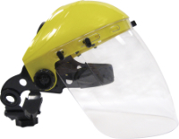 ON SITE SAFETY BROW GUARD + 2MM FACESHIELD CLEAR ANTIFOG 